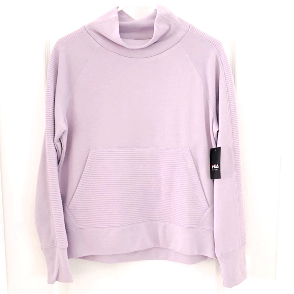 NEW Fila Mock neck Super Soft Sweatshirt